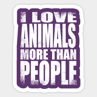 Animal Lover Sticker